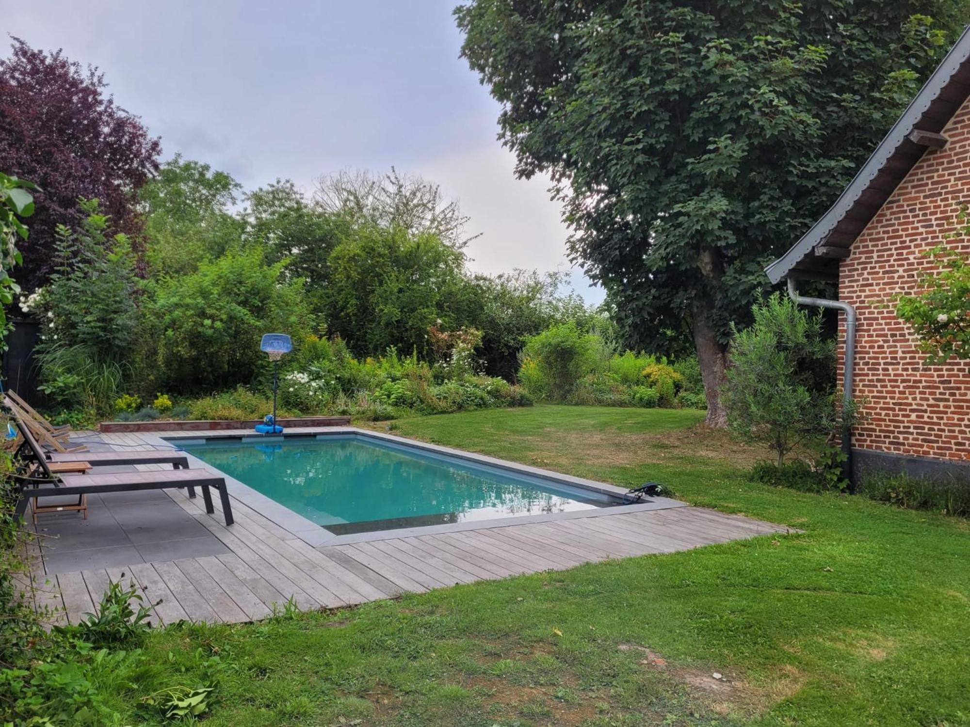 Villa Ferme De Caractere Avec Piscine Et Cheminee Sainghin-en-Mélantois Zimmer foto